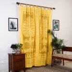 Applique work door curtains tree of life (5)
