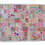 Banjara patchwork wallhanging or tablecloth (6)