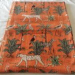 Kantha work jungle print double bedspreads (10)