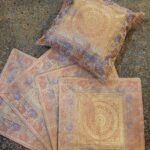 Silk brocade mandala cushion covers set of 5 piece (3)