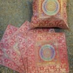 Silk brocade mandala cushion covers set of 5 piece (4)