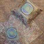 Silk brocade mandala cushion covers set of 5 piece (5)